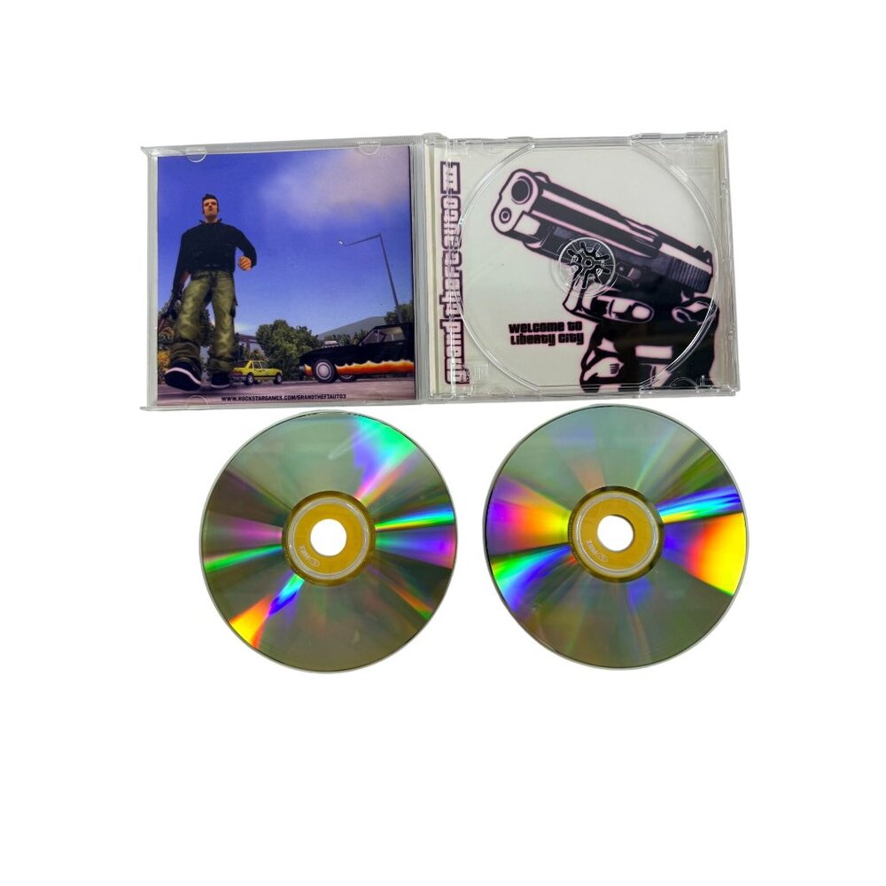 Grand Theft Auto III PC CD-ROM Retro Game Rockstar Windows 98 2000 ME XP